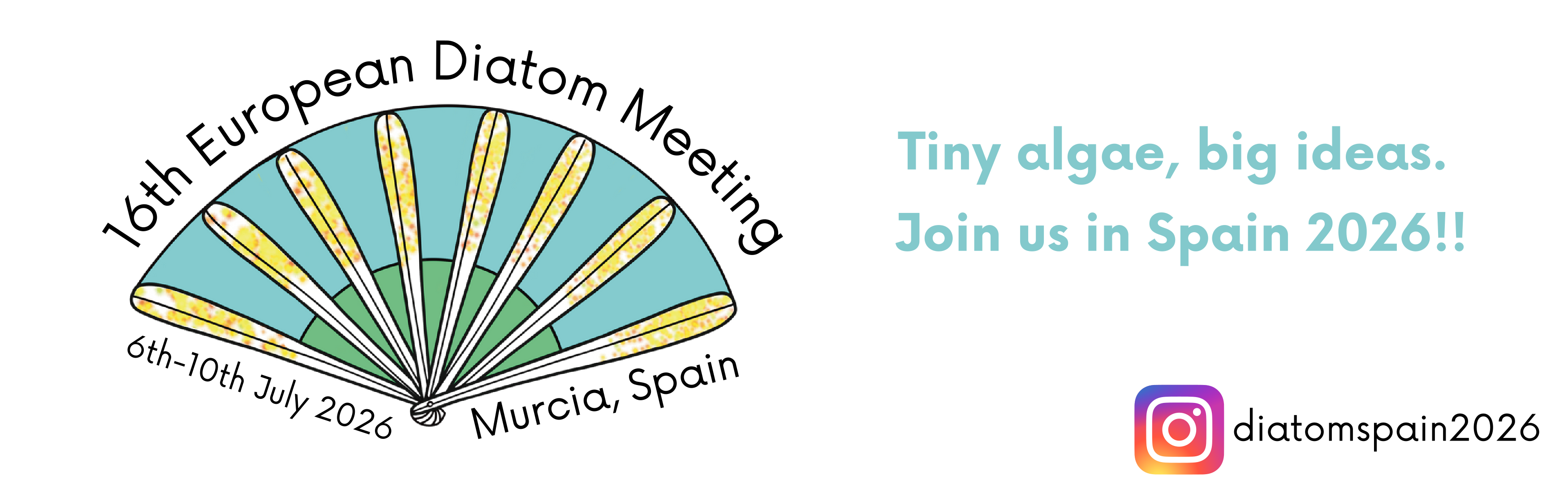 XVI European Diatom Meeting web page header